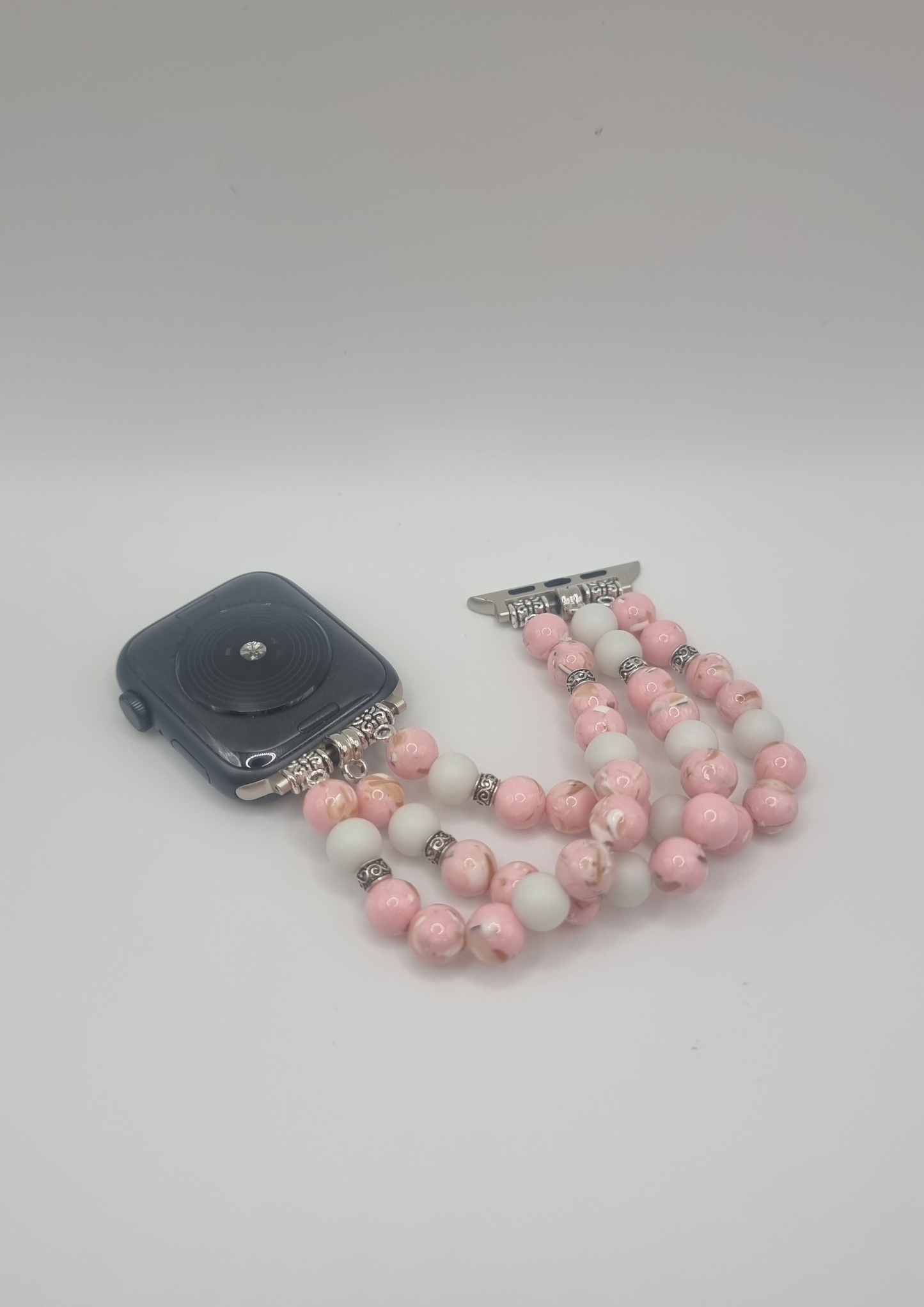 Ceelo Handmade Blush Pink Beaded Strap for Apple Watch