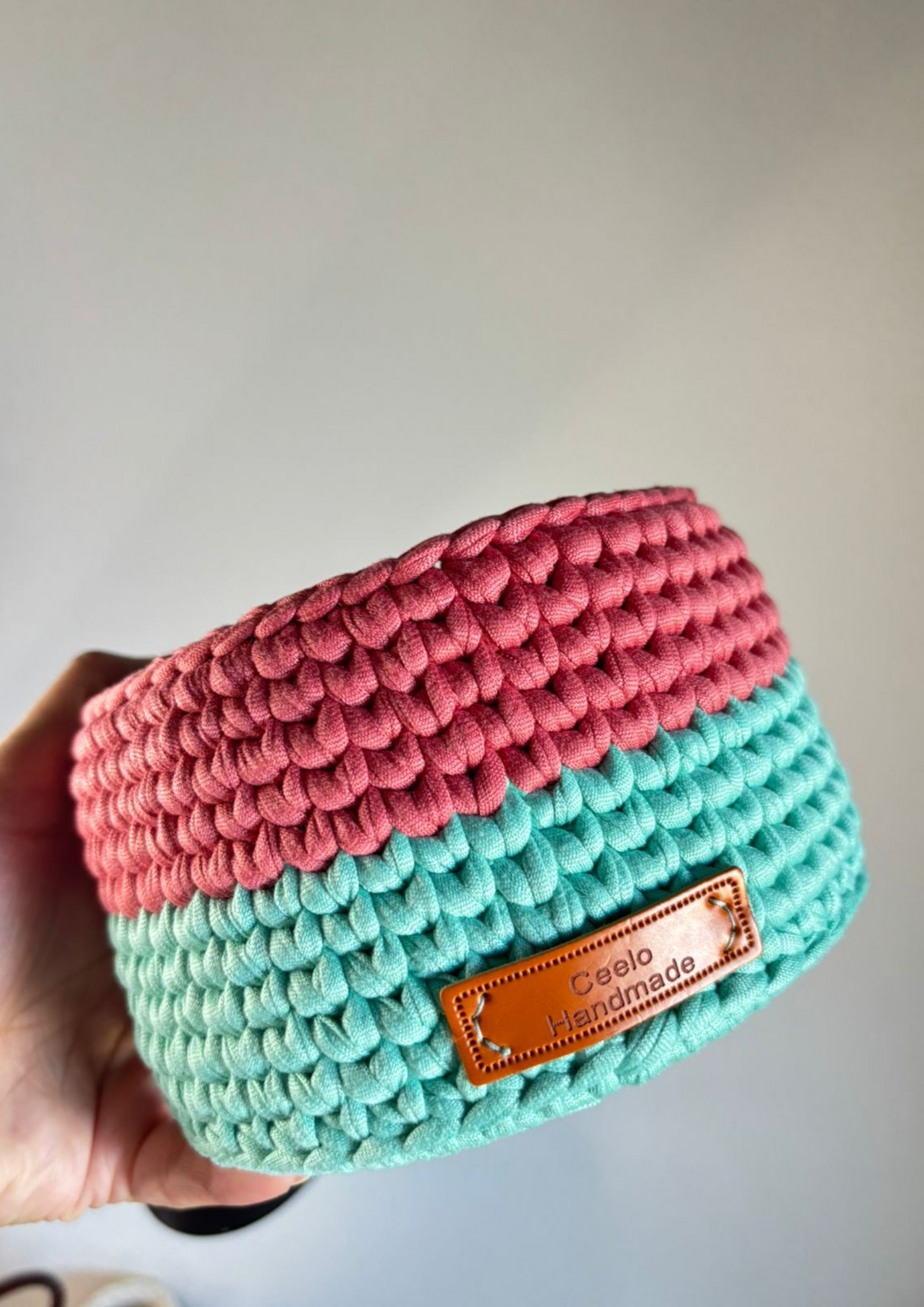 Handmade Macrame Bath Basket