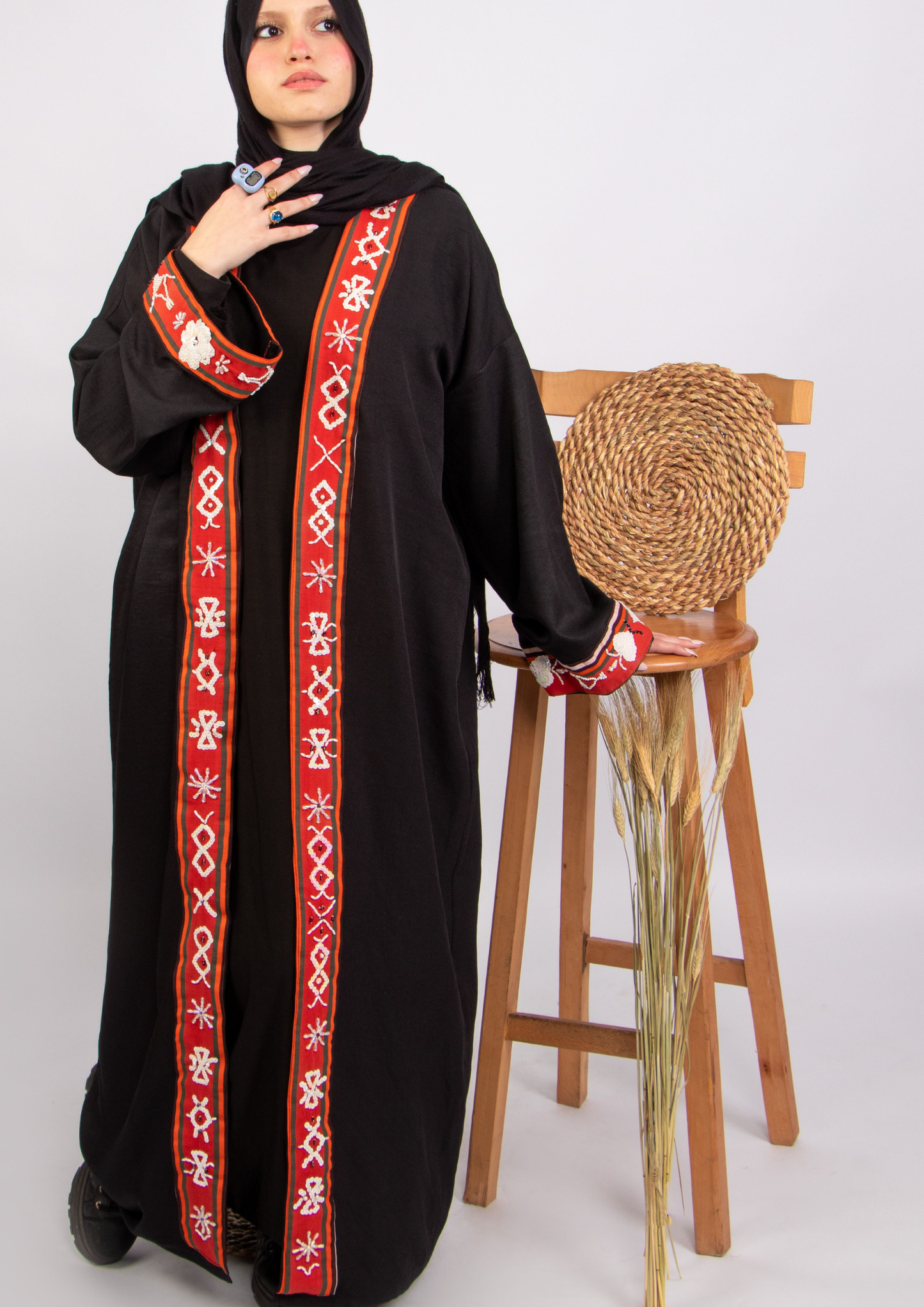 Shali Siwa “Magic of the East” Hand-Embroidered Siwa Oasis Abaya
