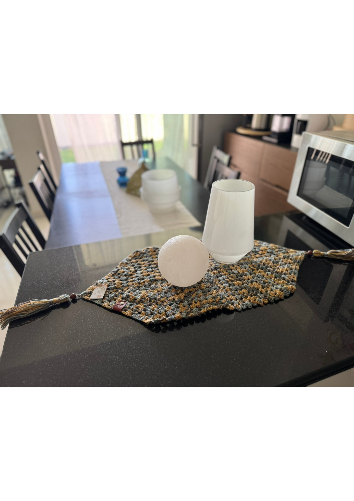 Handmade Crochet Table Runner – Long Decorative Accent