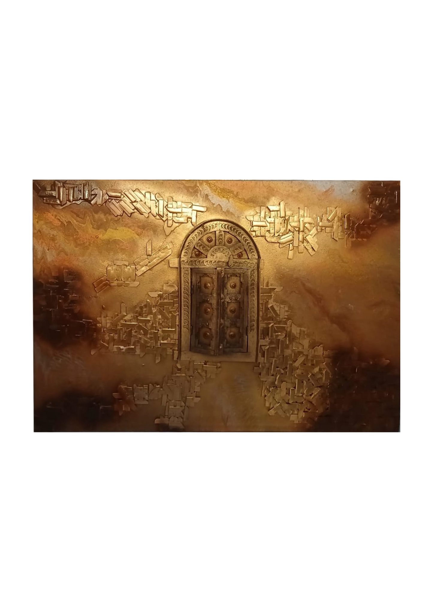 Door of Life – 80×120 cm Acrylic & Mixed Media on Canvas