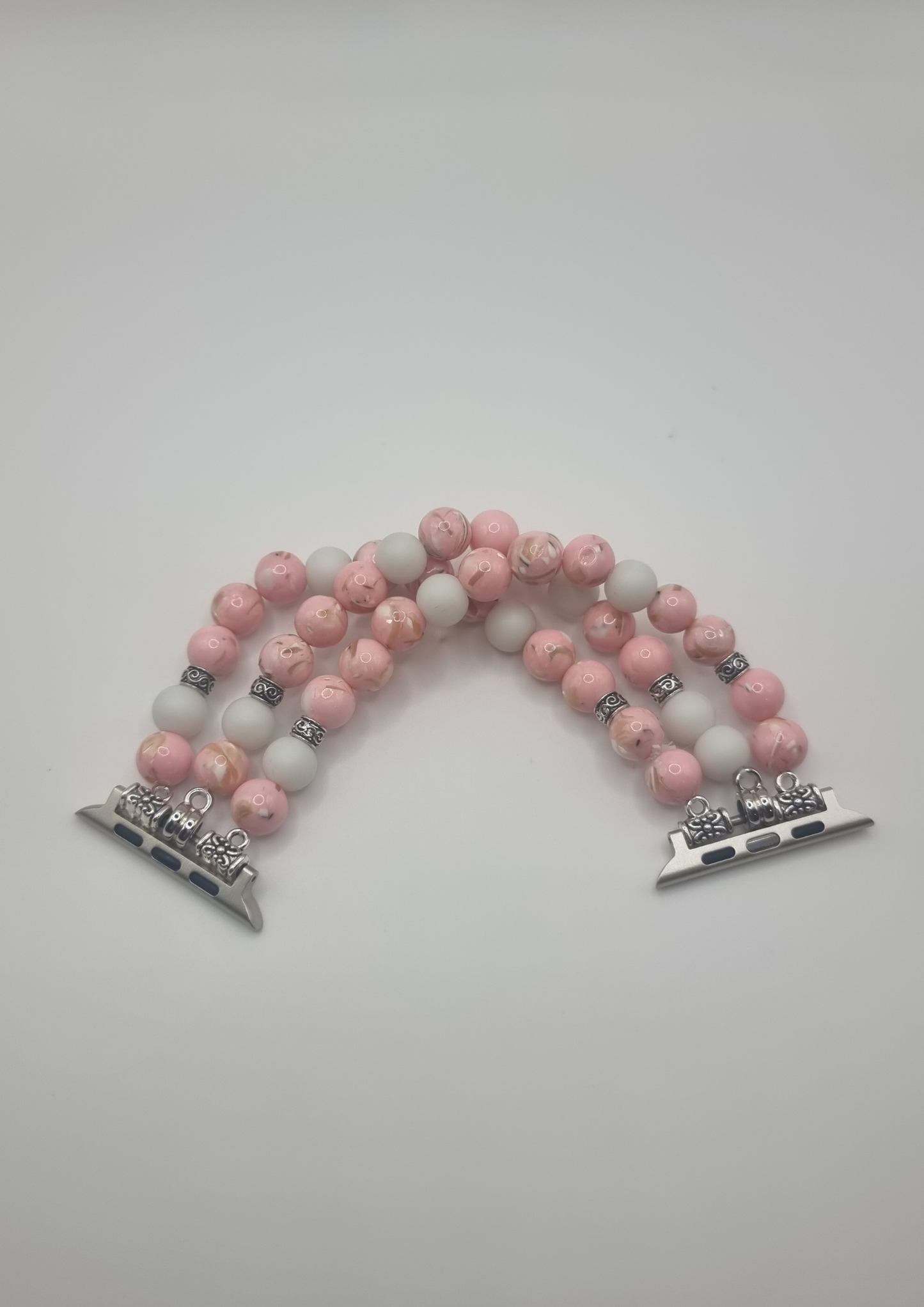 Ceelo Handmade Blush Pink Beaded Strap for Apple Watch