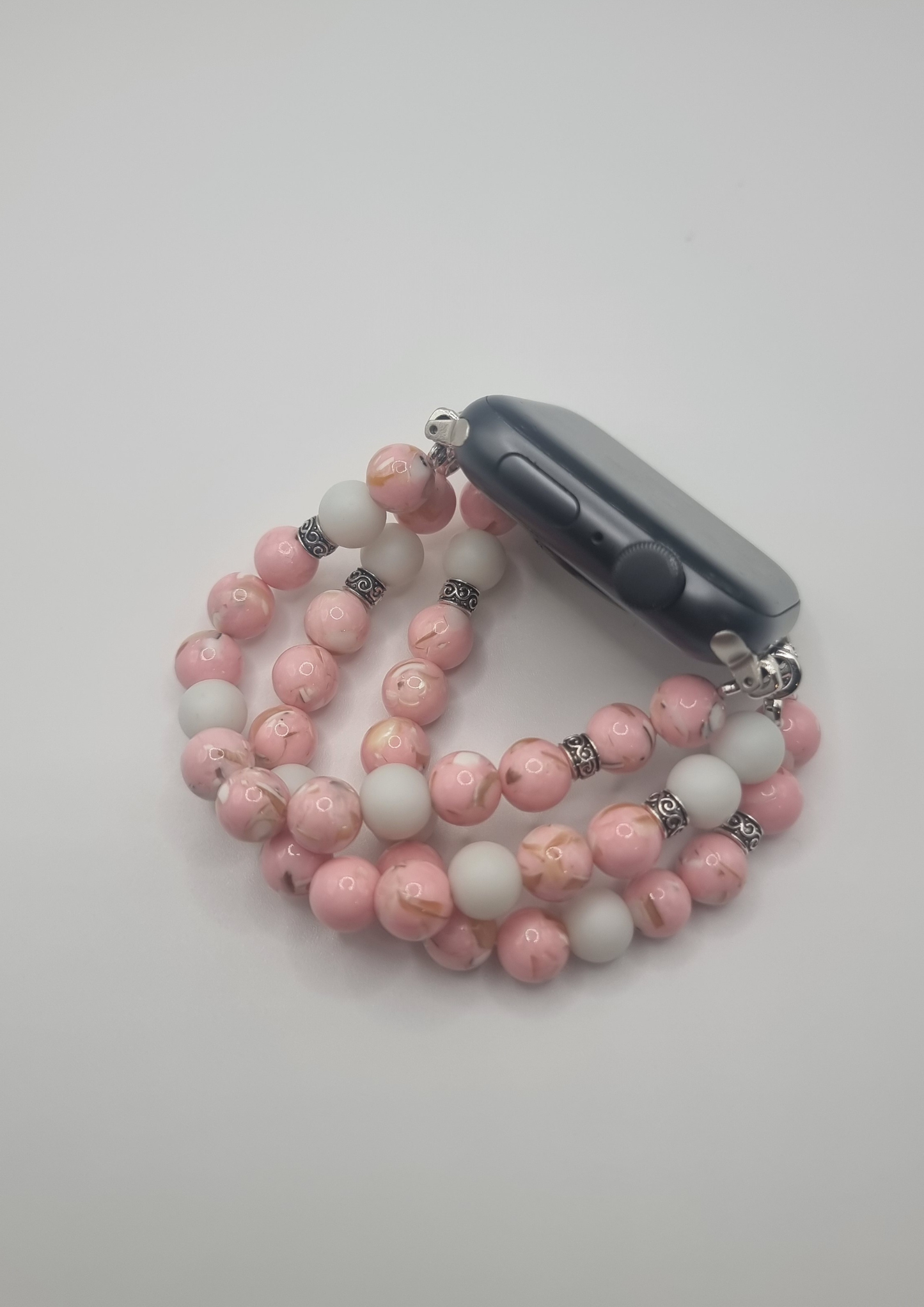 Ceelo Handmade Blush Pink Beaded Strap for Apple Watch