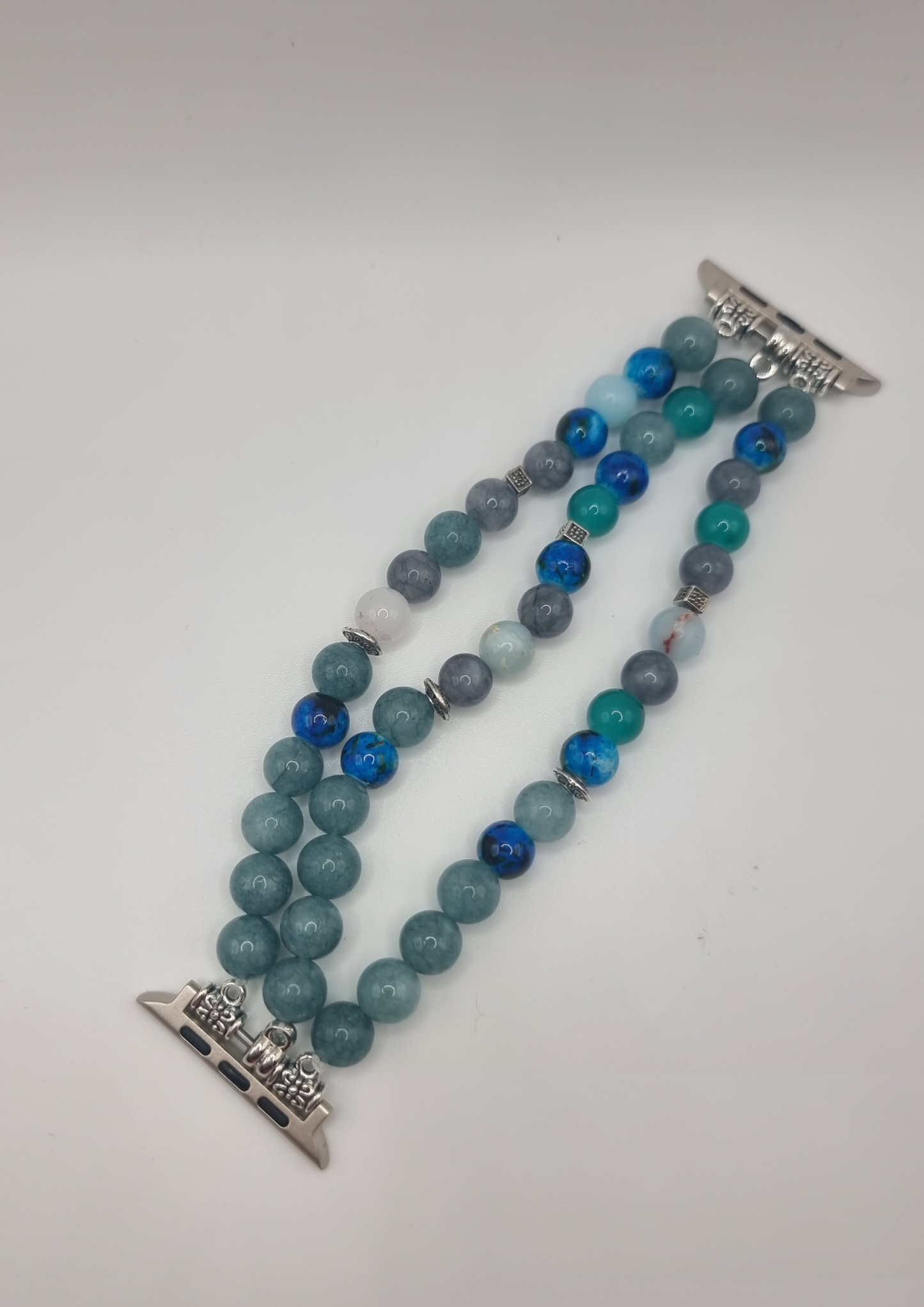 Ceelo Handmade Ocean Blue Beaded Strap for Apple Watch