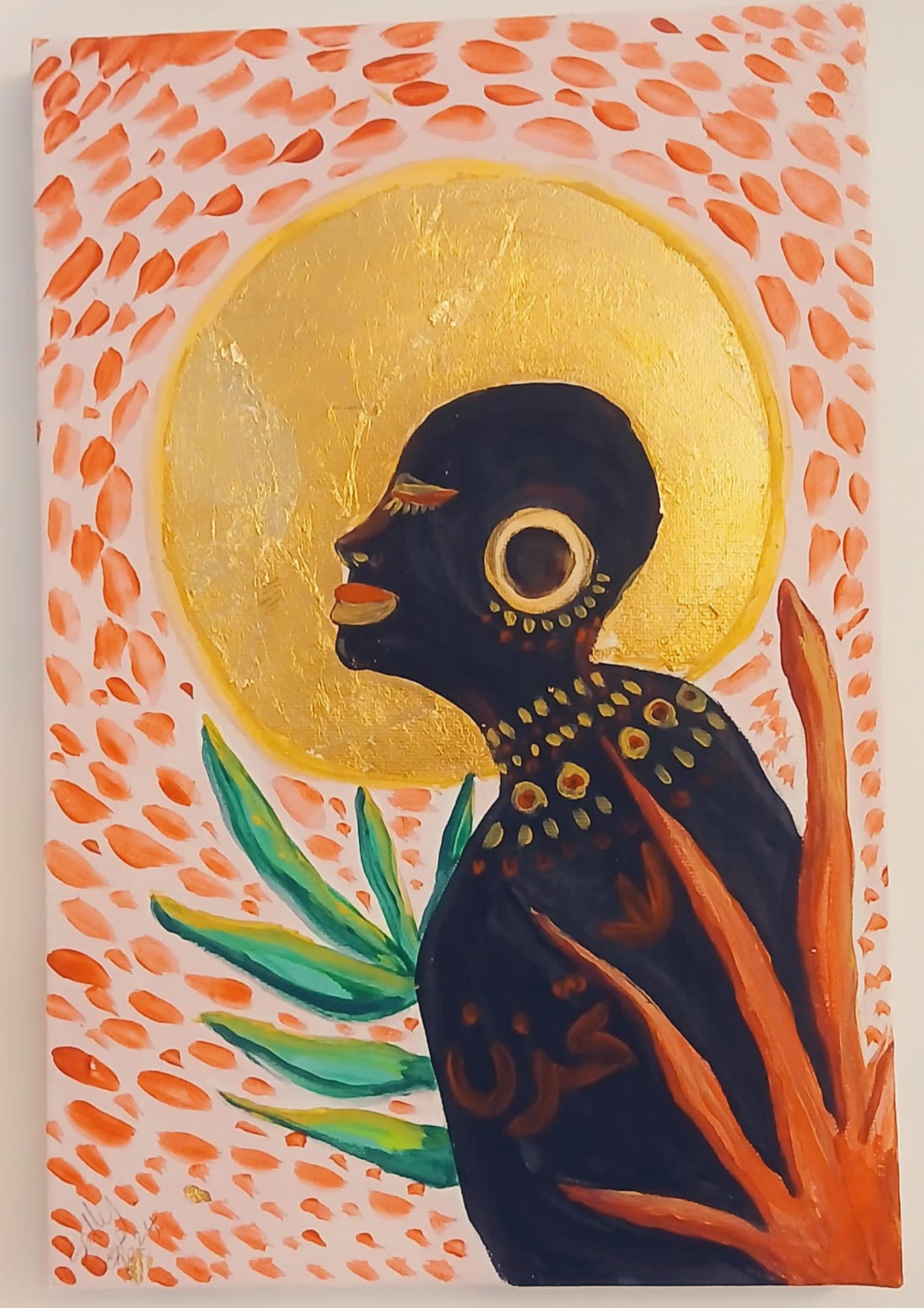 Golden Africa | 30×20 cm