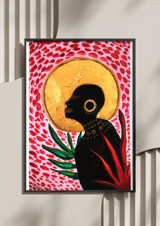 Golden Africa | 30×20 cm