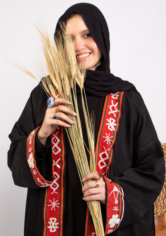 Shali Siwa “Magic of the East” Hand-Embroidered Siwa Oasis Abaya