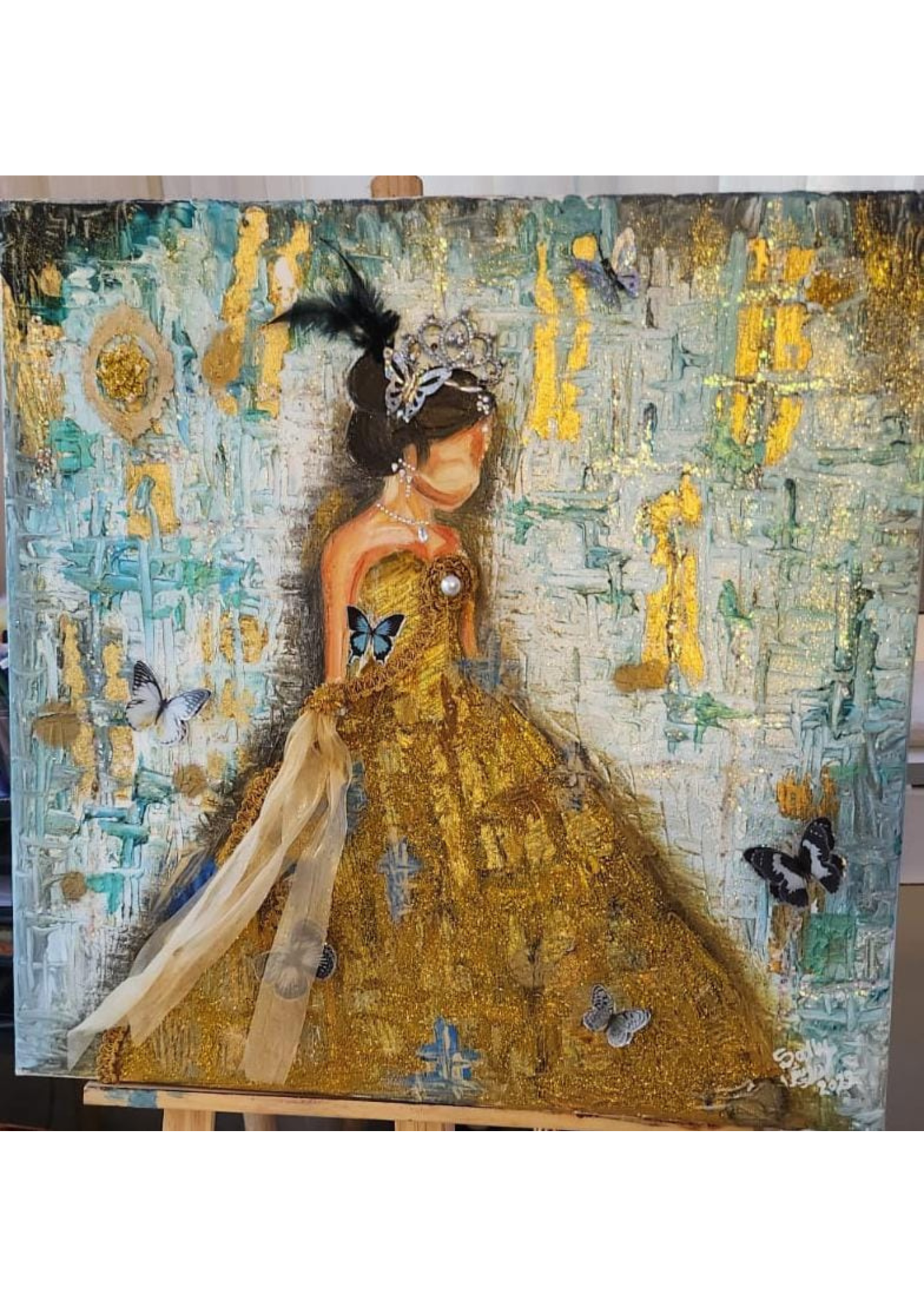 Glamorous Lady – 50×50 cm