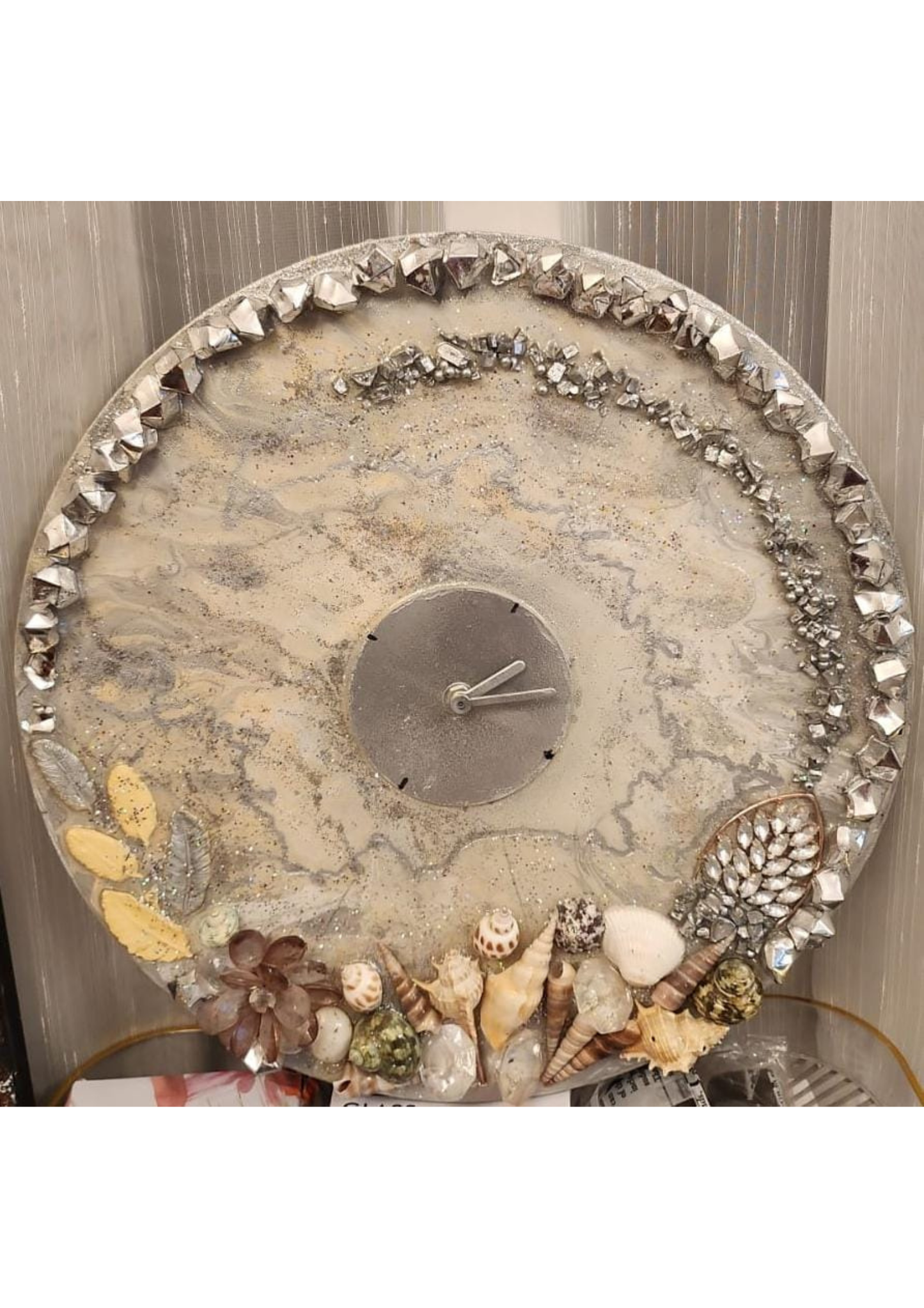 Decoration Resin Clock – 40 cm Round