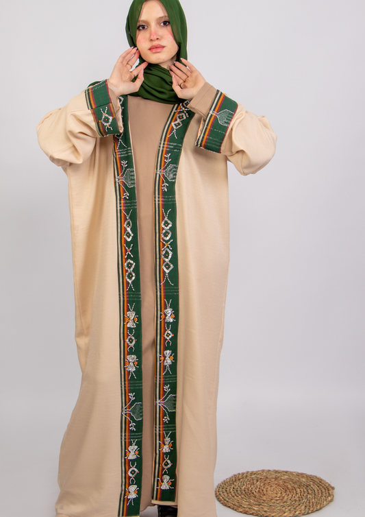 Shali Siwa “Magic of the East” Hand-Embroidered Siwa Oasis Abaya