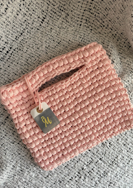 Top Handle Jane – Light Pink Structured Bag