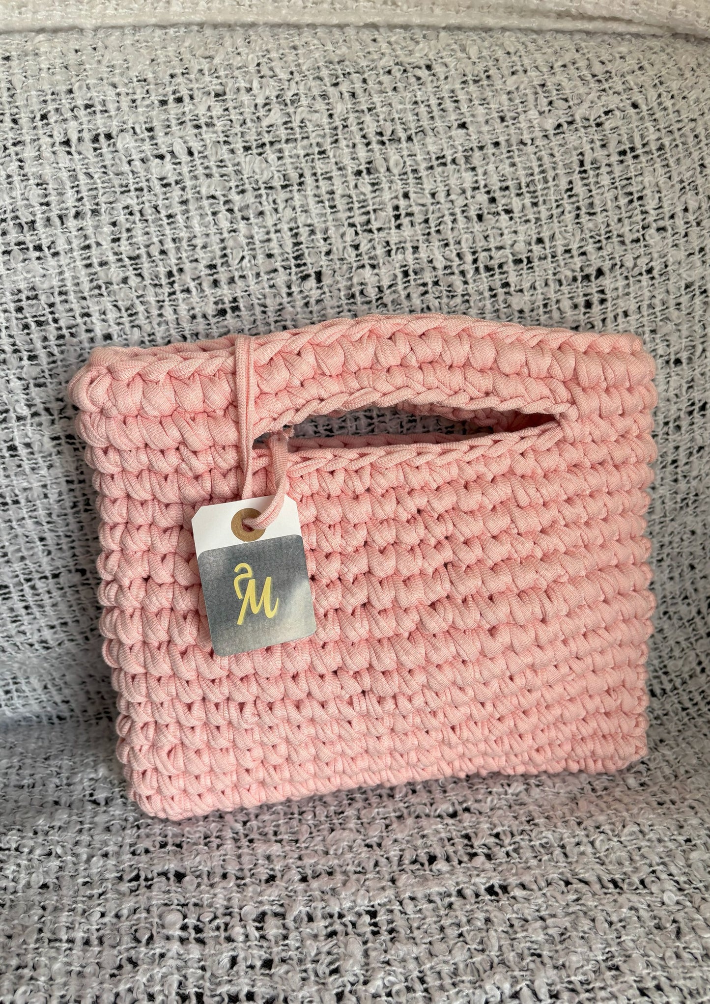 Top Handle Jane – Light Pink Structured Bag