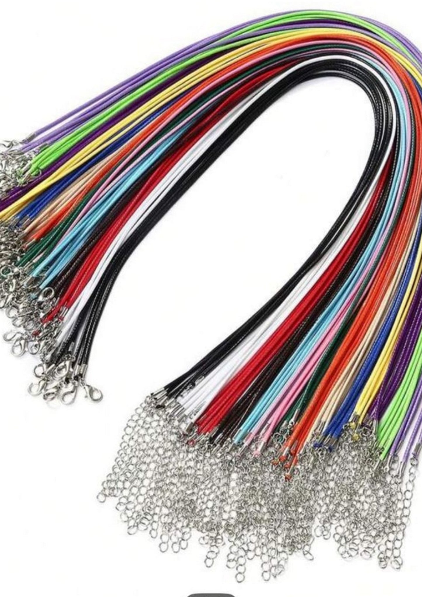 Colored Circles Necklace – Playful Summer Cord