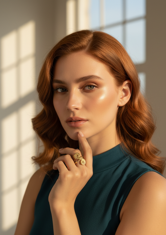 Handmade Women’s Copper Ring – Long-Lasting Adjustable Jewelry